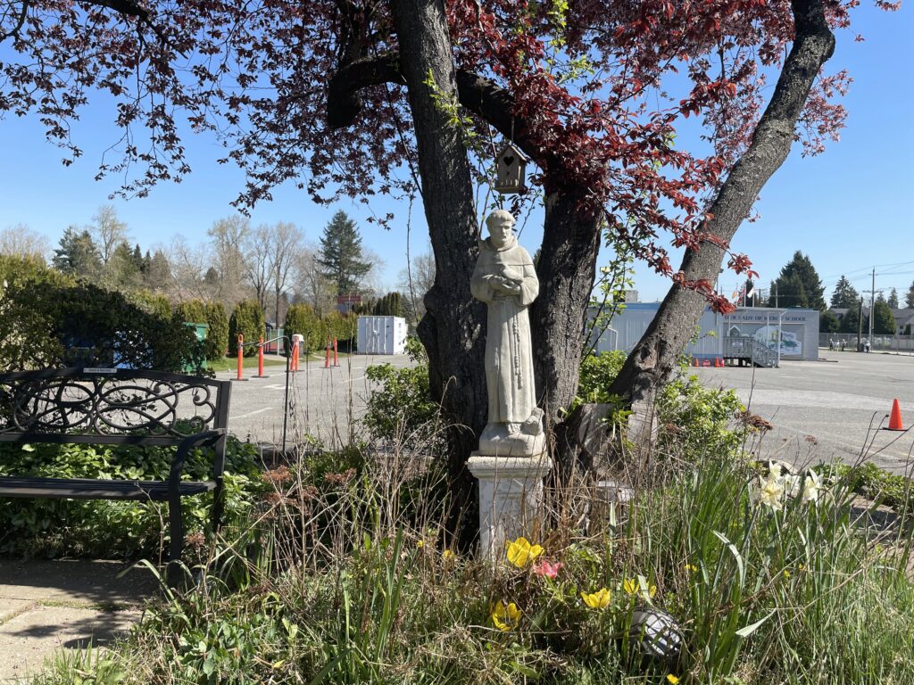 Outdoor prayer area